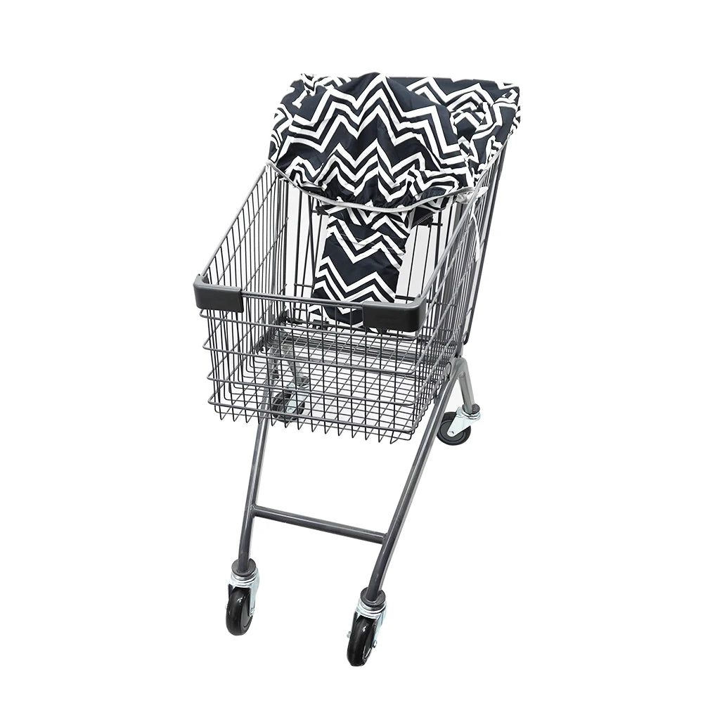Baby Shopping Cart & High Chair Cover - 2-in-1 Portable Seat Cover