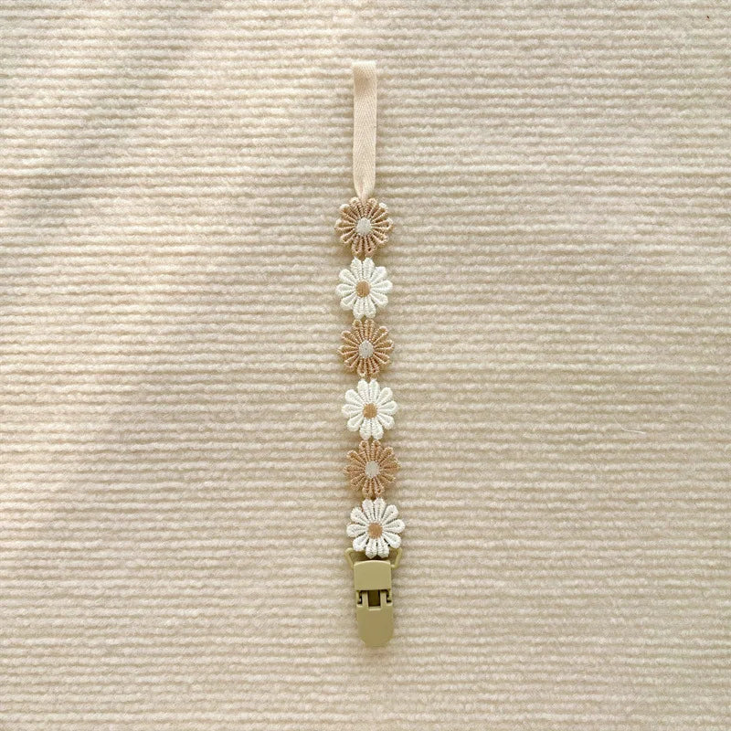 Daisy Pacifier Clip