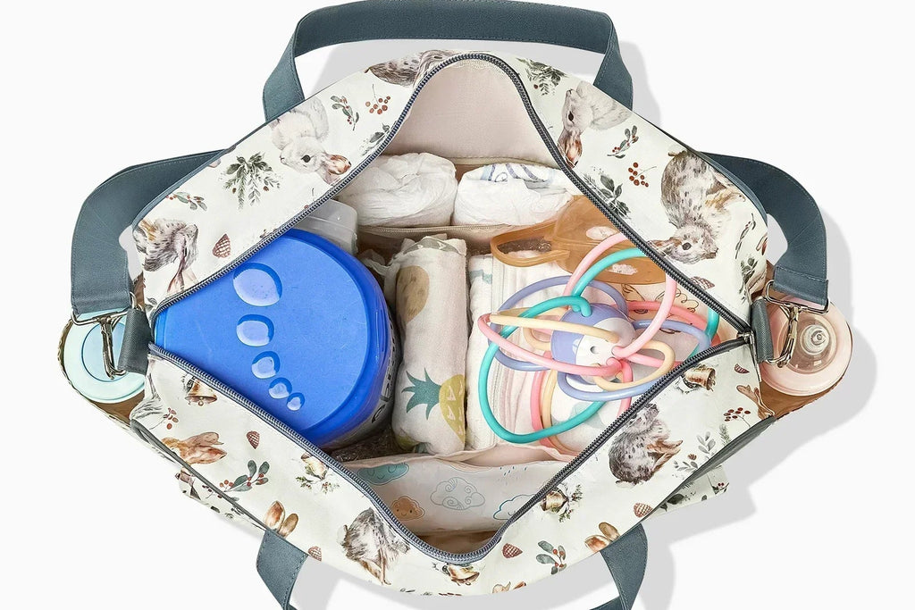 Large Capacity Floral Diaper Bag