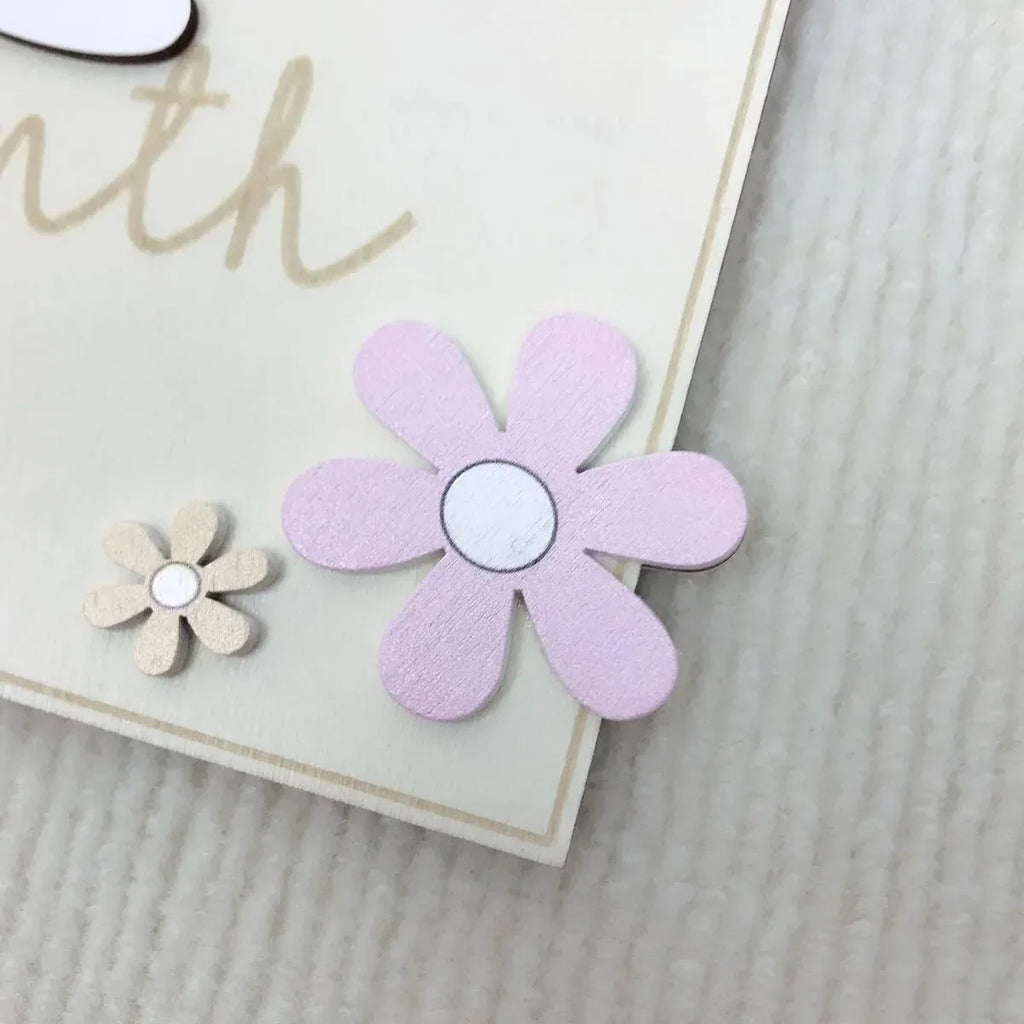 Wooden Baby Milestone Cards