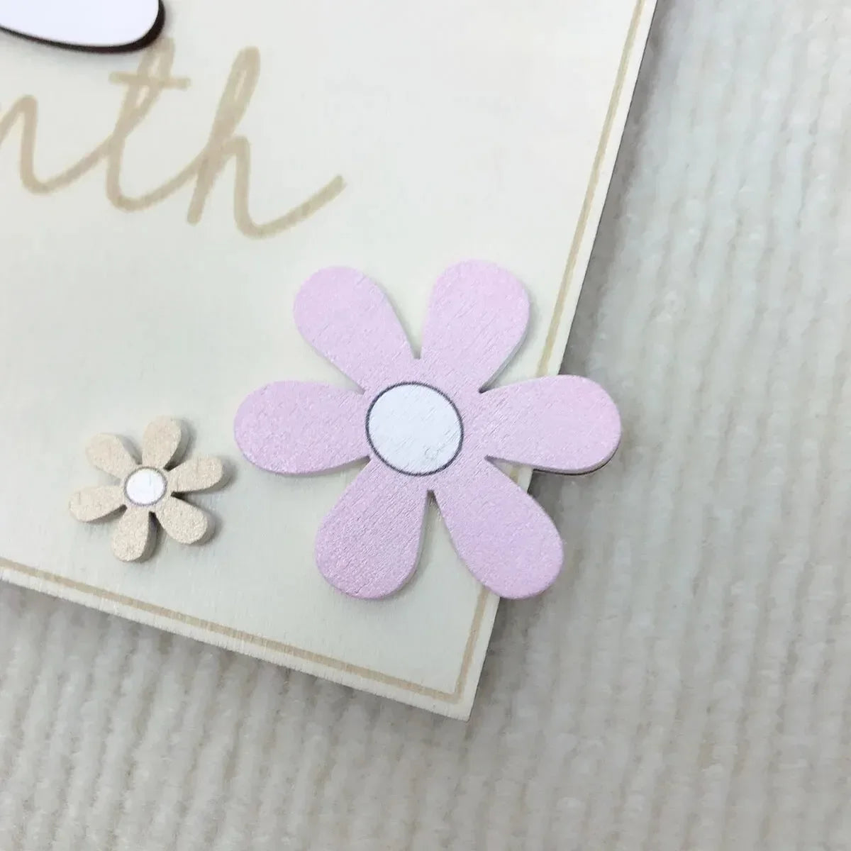 Wooden Baby Milestone Cards