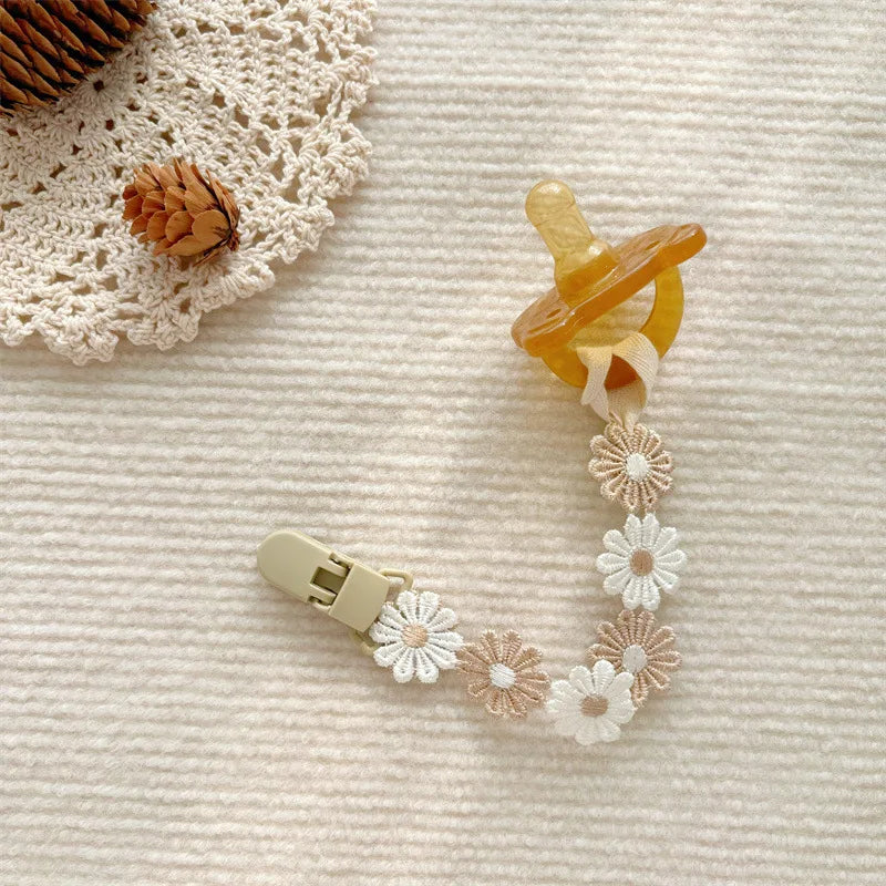 Daisy Pacifier Clip
