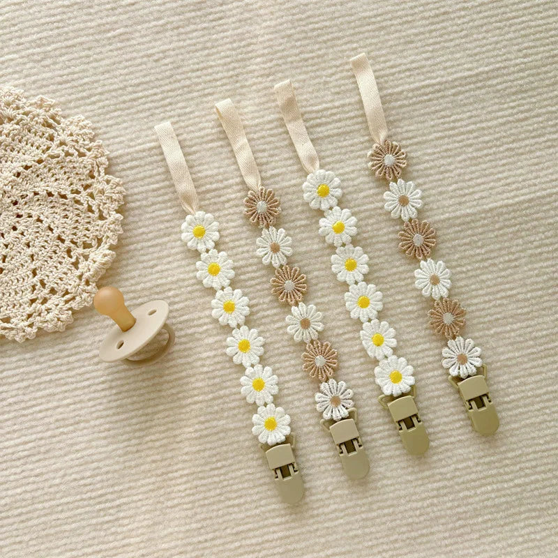 Daisy Pacifier Clip