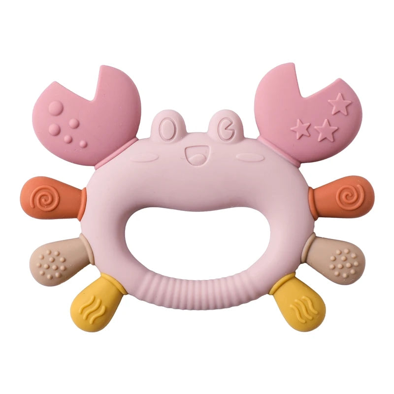 Silicone Crab Teether