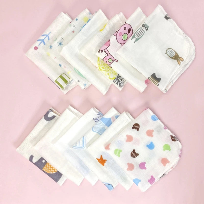 10-Pack Soft Baby Washcloths