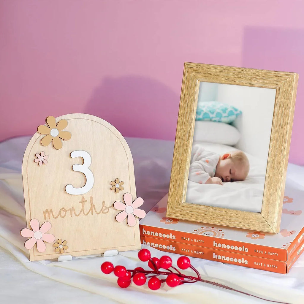 Wooden Baby Milestone Cards