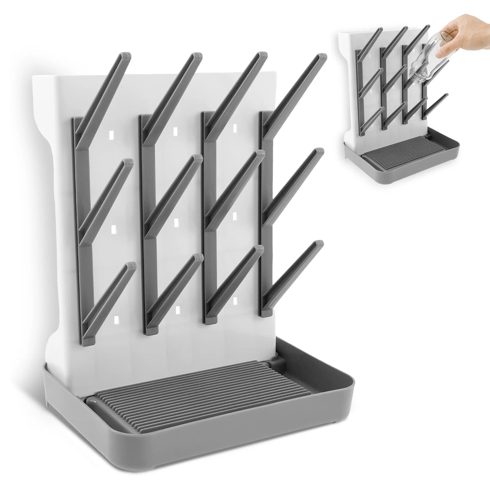 Compact Baby Bottle Drying Rack