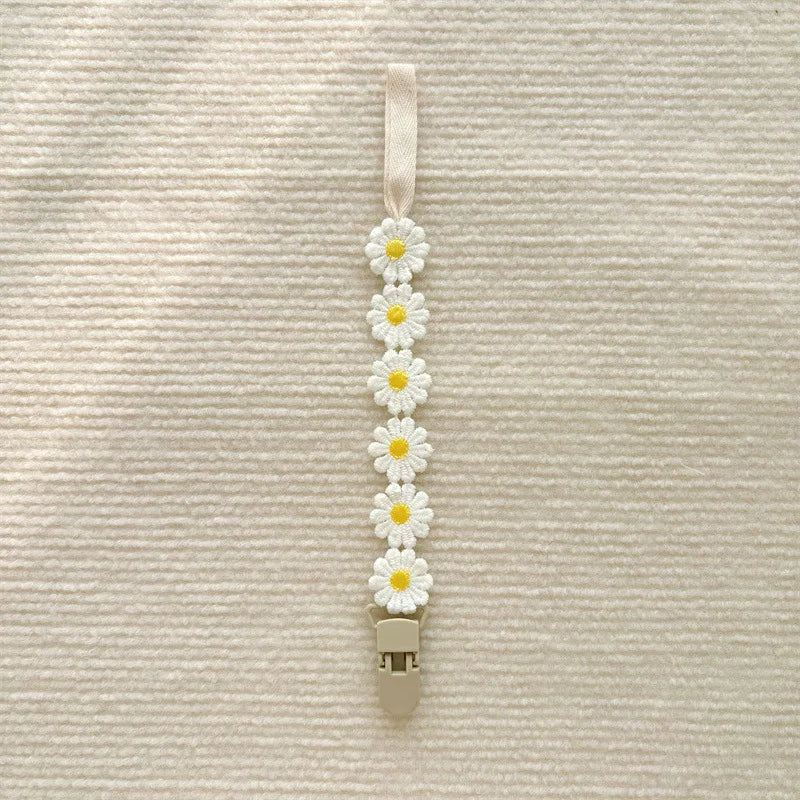 Daisy Pacifier Clip