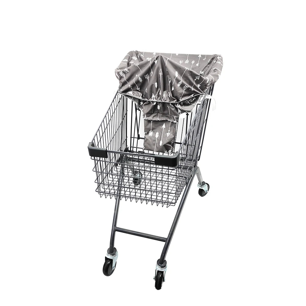 Baby Shopping Cart & High Chair Cover - 2-in-1 Portable Seat Cover