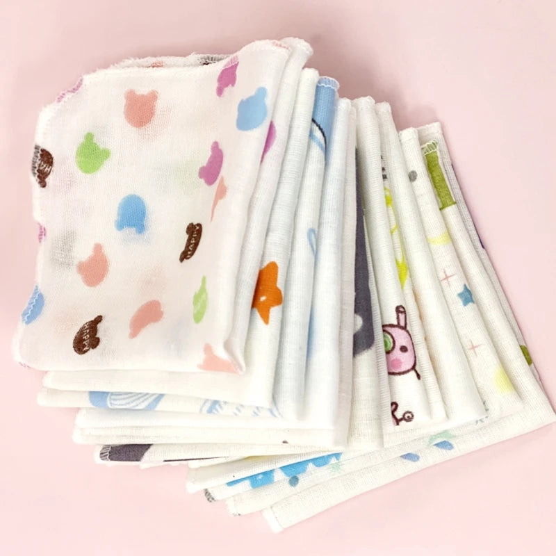 10-Pack Soft Baby Washcloths